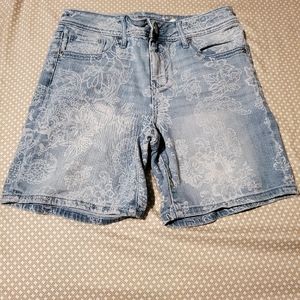 Seven Silver Tab Jean Shorts Used